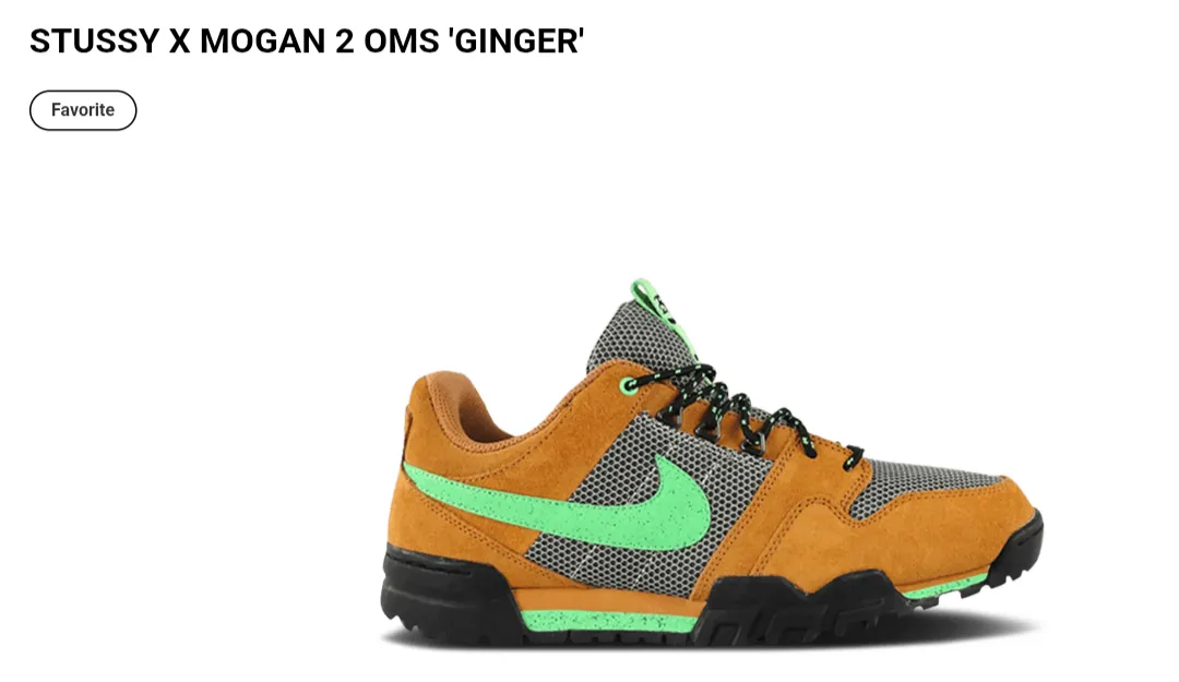 Nike x Stussy Mogan 2 OMS 'Ginger' Sneakers image indicator(2)