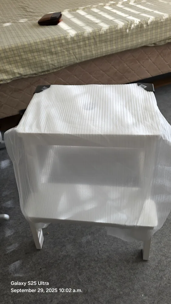 Houchics White Footstool image indicator(6)