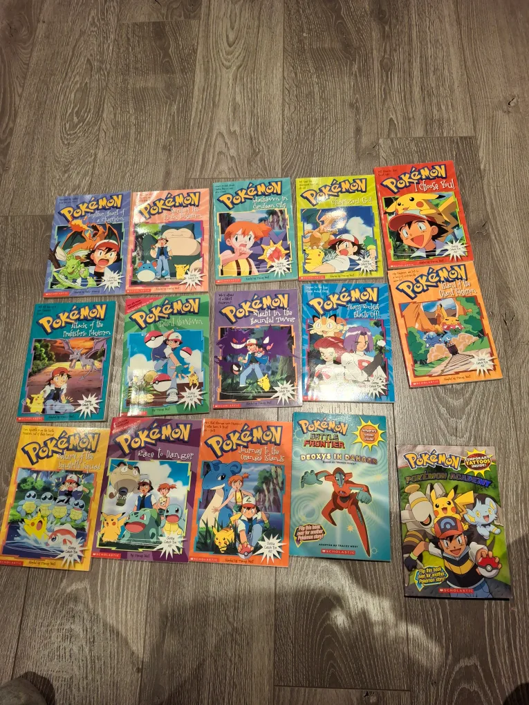 Assorted Pokémon books image indicator(3)