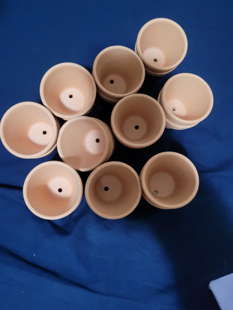 20 Small Terra Cotta Plant Pots Buy ALL or a few! image indicator(2)