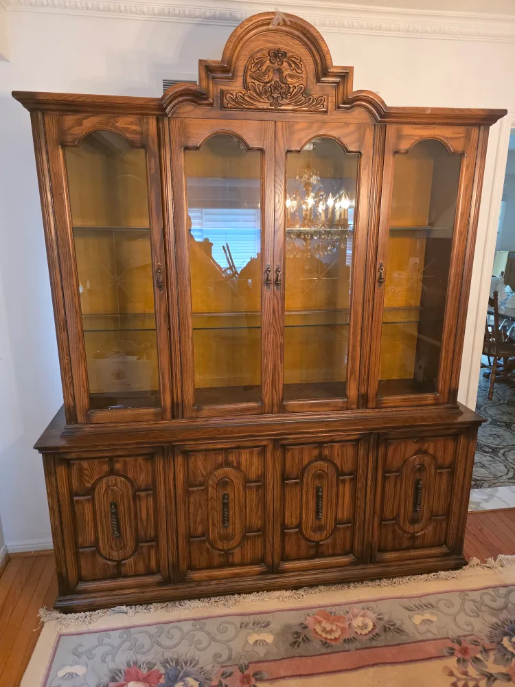 Wooden China Cabinet thumbnail