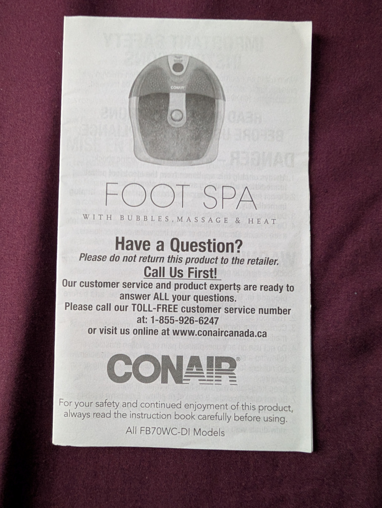 Conair Foot Spa - photo 2