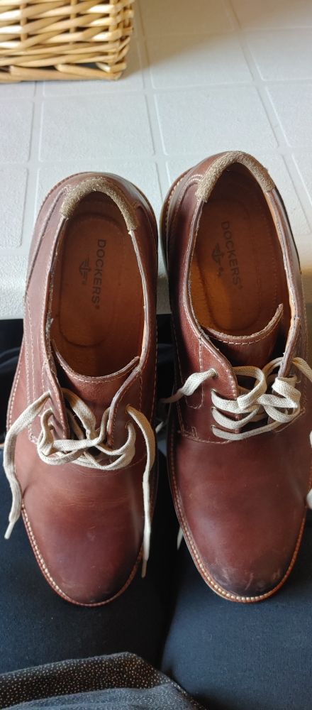 Dockers Leather Dress Shoes, Size 8M
