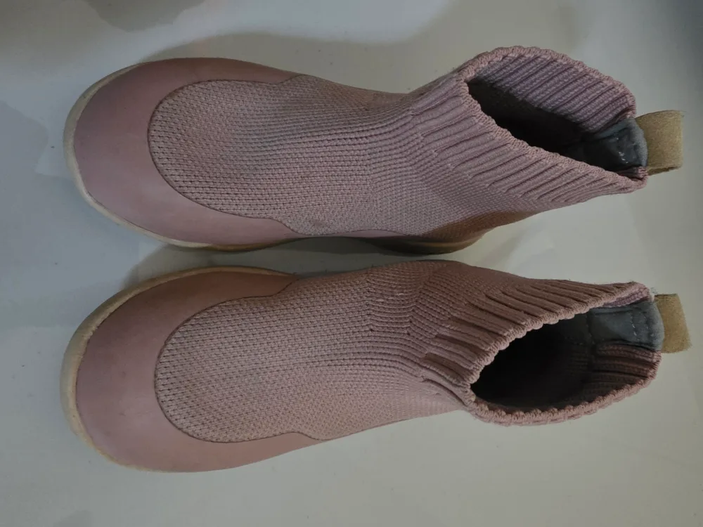 Heyfolks Kids Pink Ankle Boots C6 thumbnail