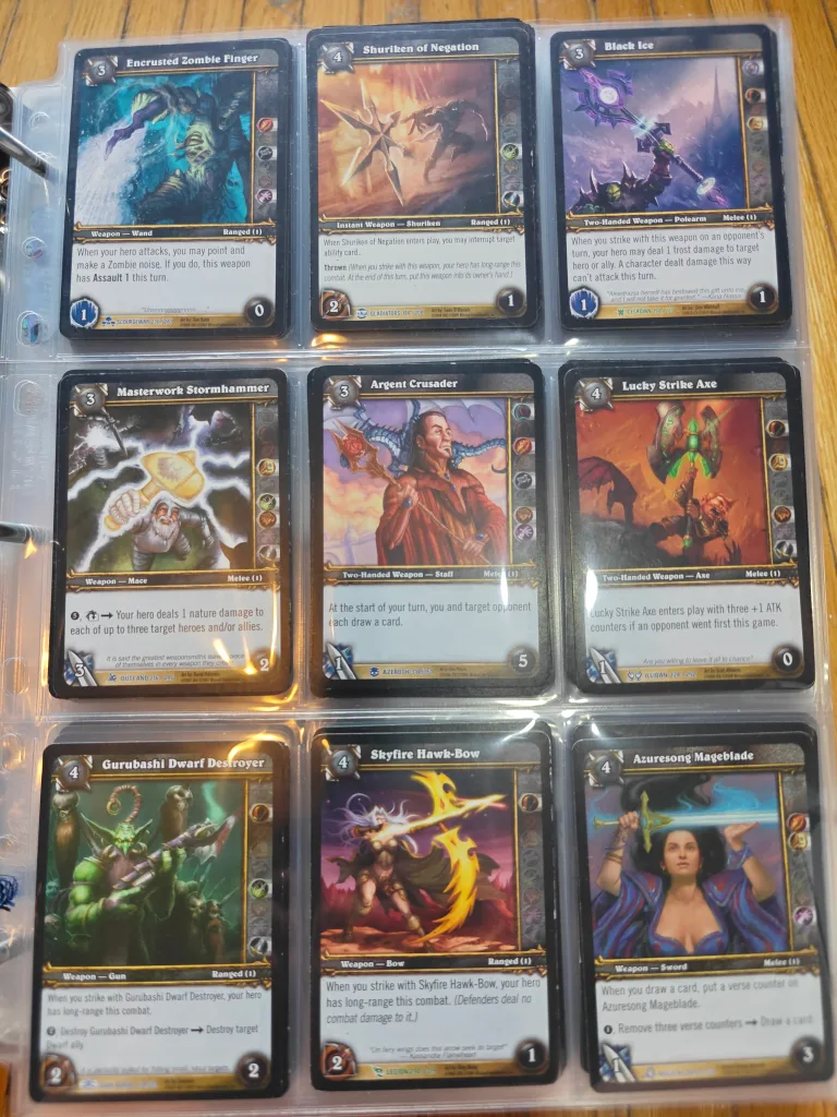 World of Warcraft TCG Cards (Weapons) image indicator(4)