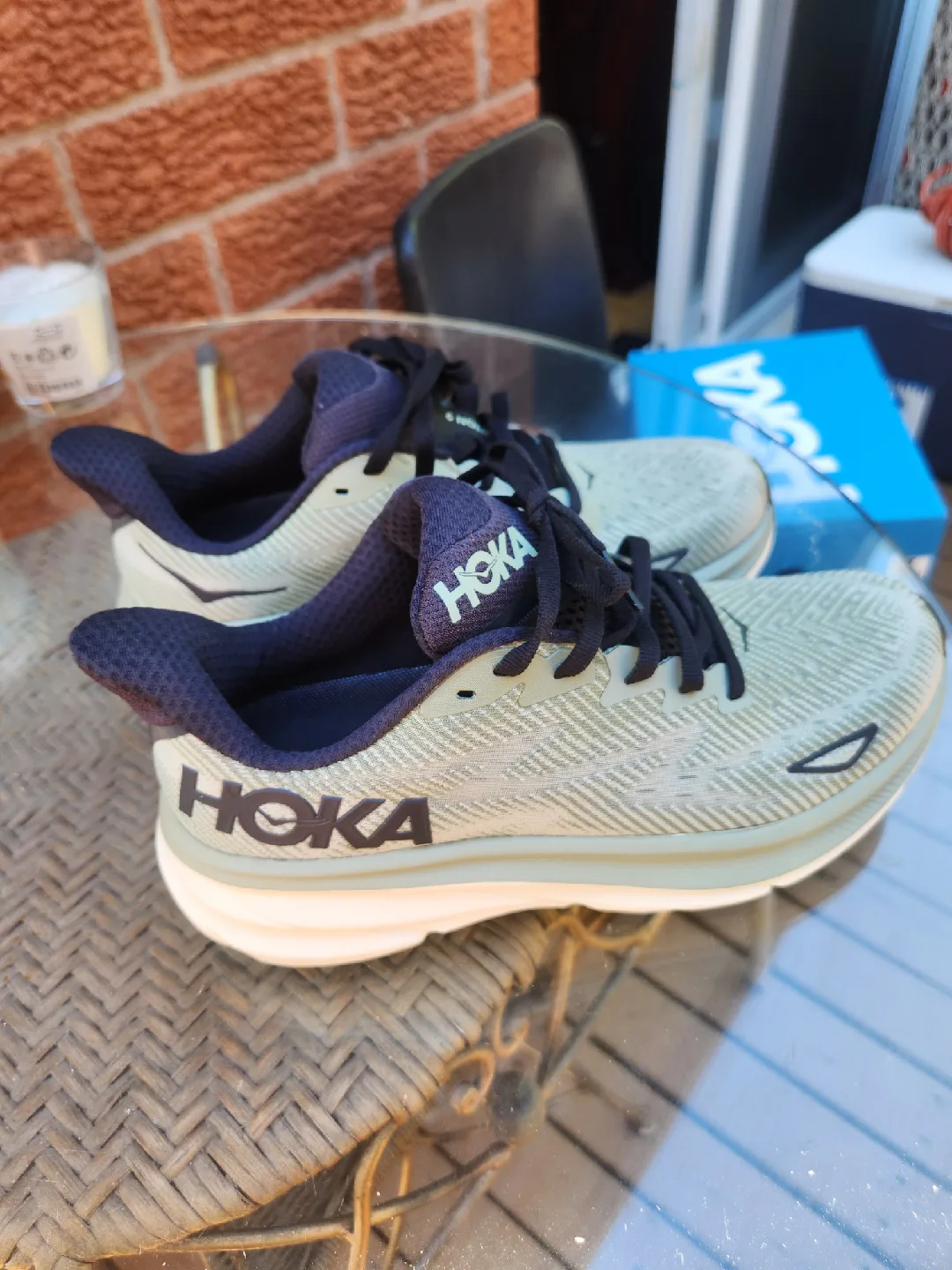 Hoka Clifton 9 Running Shoes, US 7D Mens or 8 womens thumbnail