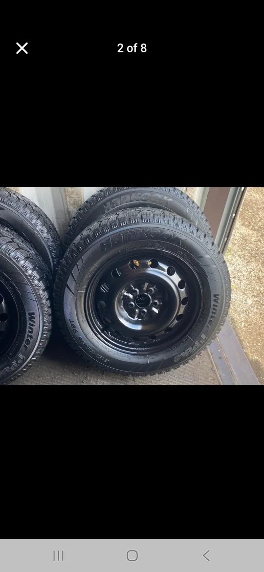 Set of 4 HANKOOK winter tires rims  (215 65 16) image indicator(2)