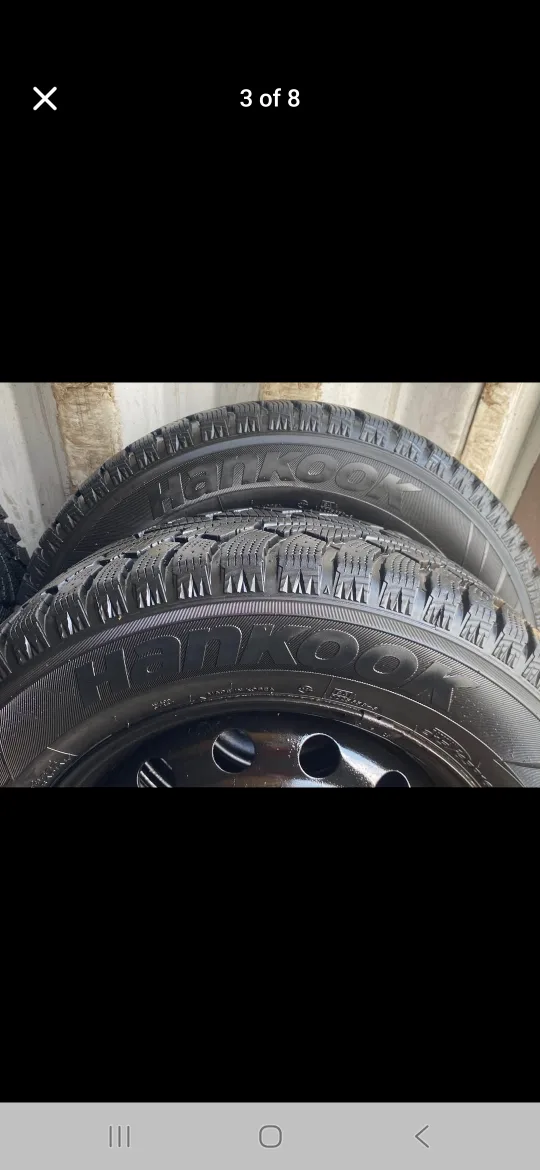 Set of 4 HANKOOK winter tires rims  (215 65 16) image indicator(3)