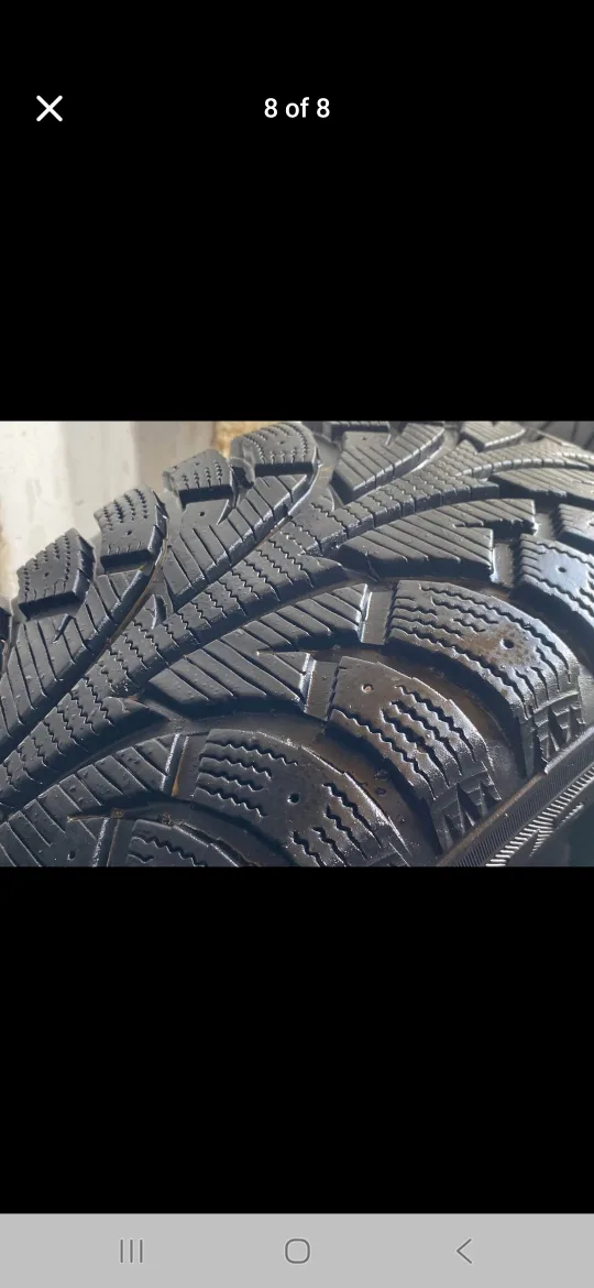 Set of 4 HANKOOK winter tires rims  (215 65 16) image indicator(8)