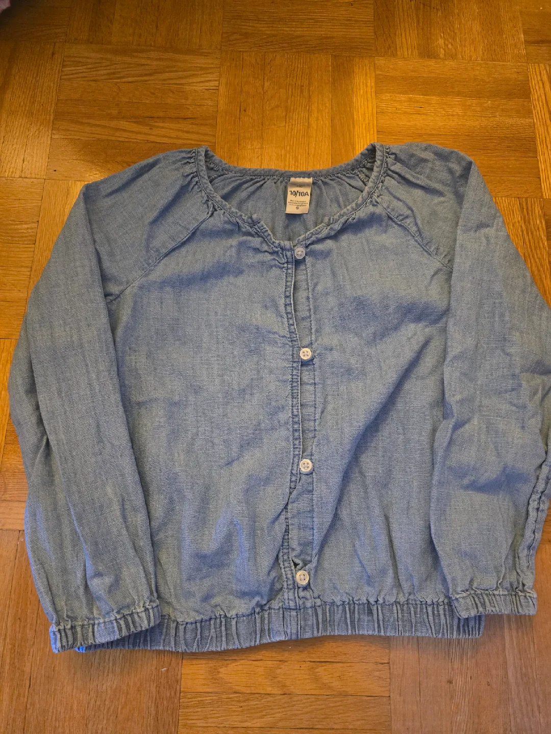 Carter's Size 10 Chambray Button-Up Top thumbnail