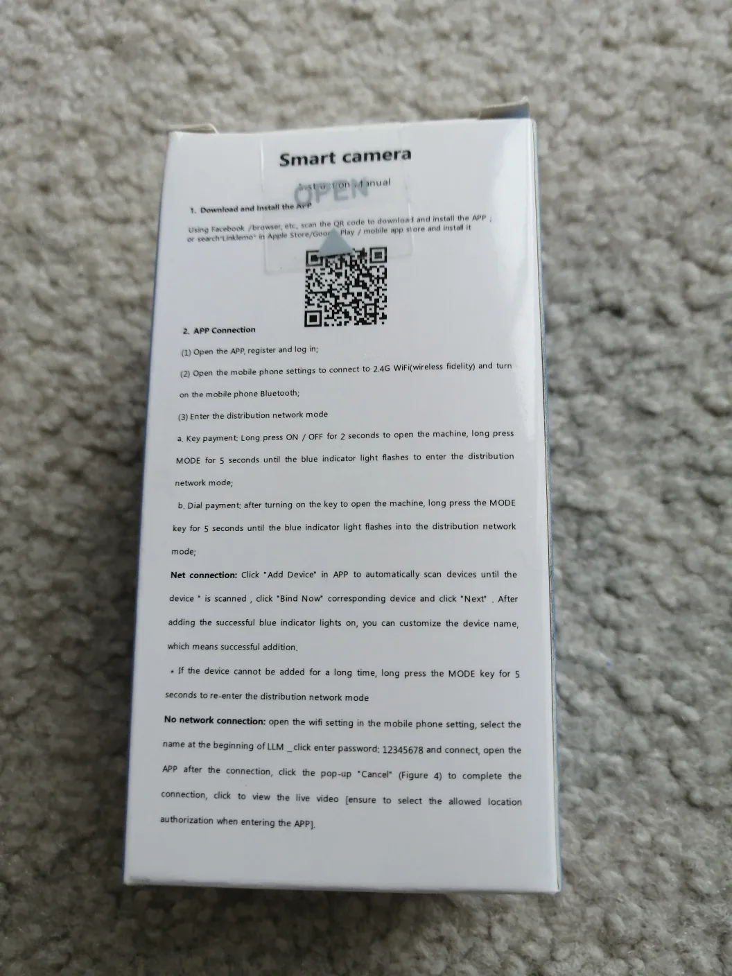 Linklemo Smart Camera - New in Box image indicator(2)