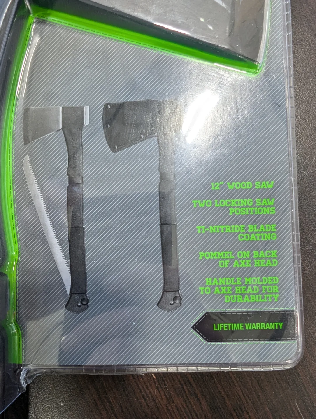 Schrade SCAXE9 Hatchet with 12" Wood Saw image indicator(3)