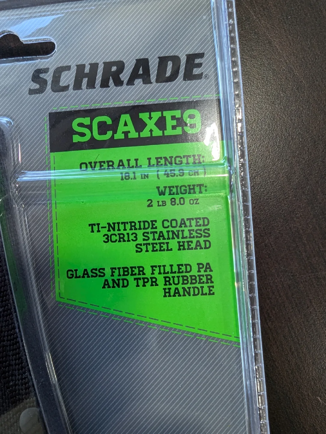 Schrade SCAXE9 Hatchet with 12" Wood Saw image indicator(4)