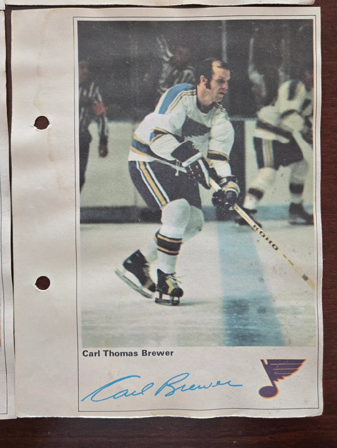 Vintage 1971 Tor. Sun NHL Action Photos. 2 R. Macleish Rookies image indicator(4)