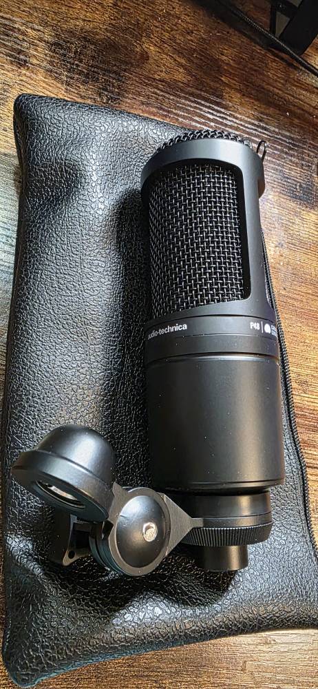 Audio-Technica AT2020 Cardioid Condenser Microphone