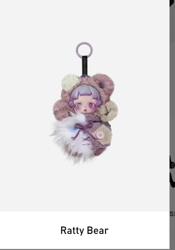 Skullpanda You Found Me Series Plush Keychain - photo 2