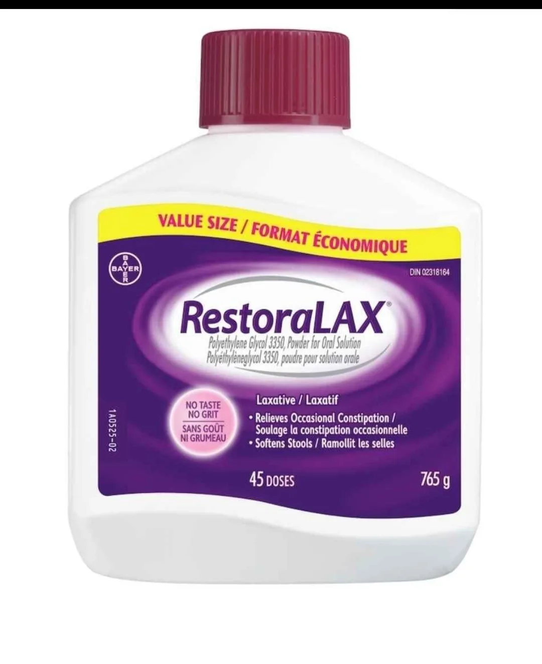 RestoraLAX Polyethylene Glycol 3350, 765g thumbnail