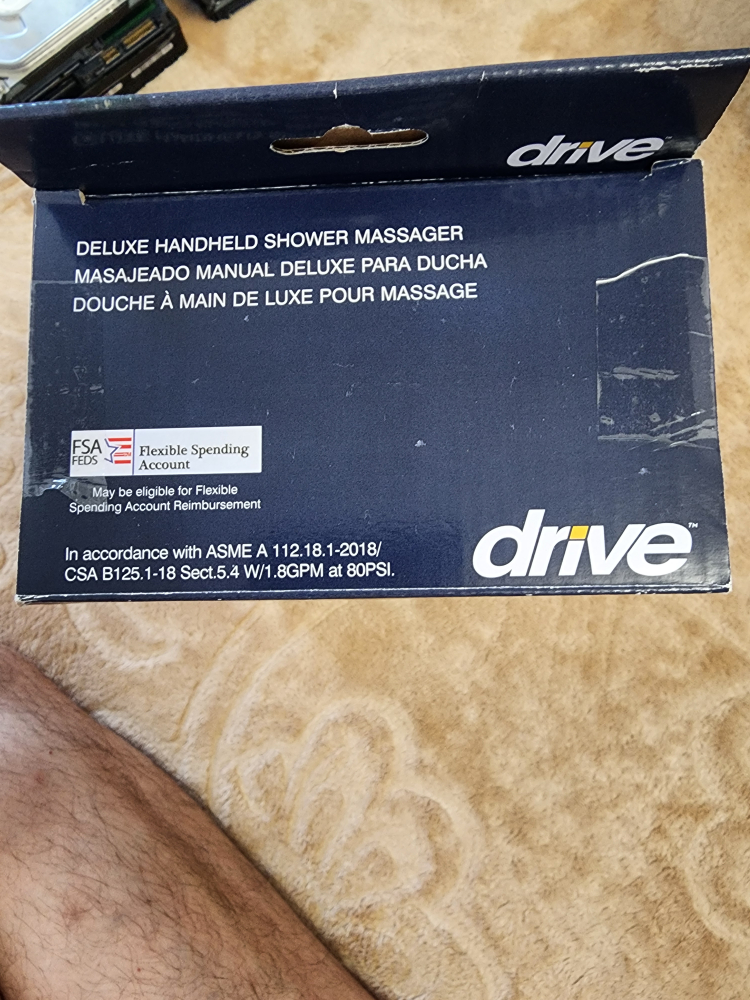 Drive Deluxe Handheld Shower Massager - New in Box - photo 5