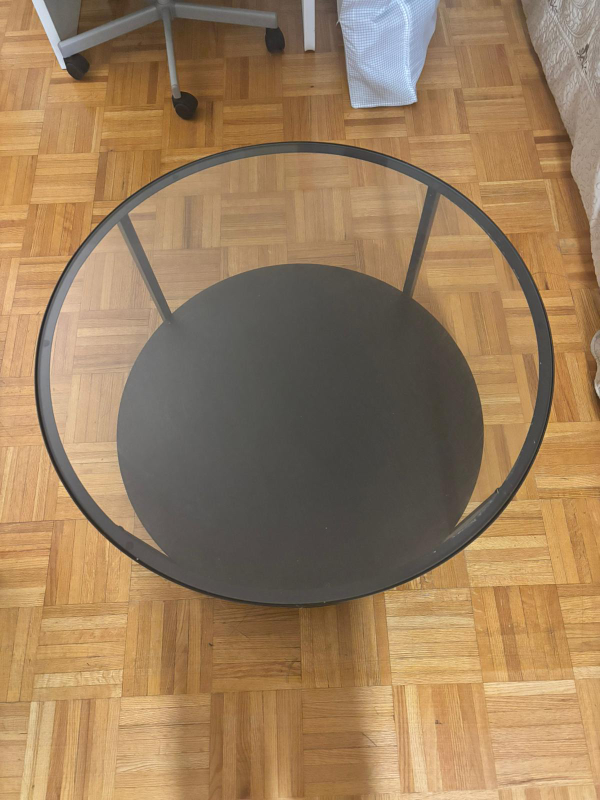 Round Glass Coffee Table - photo 2