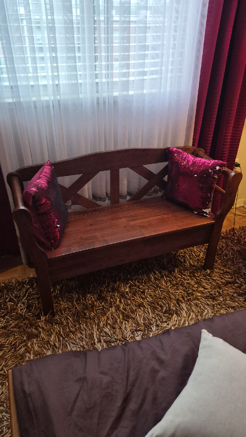 Wooden Storage Bench