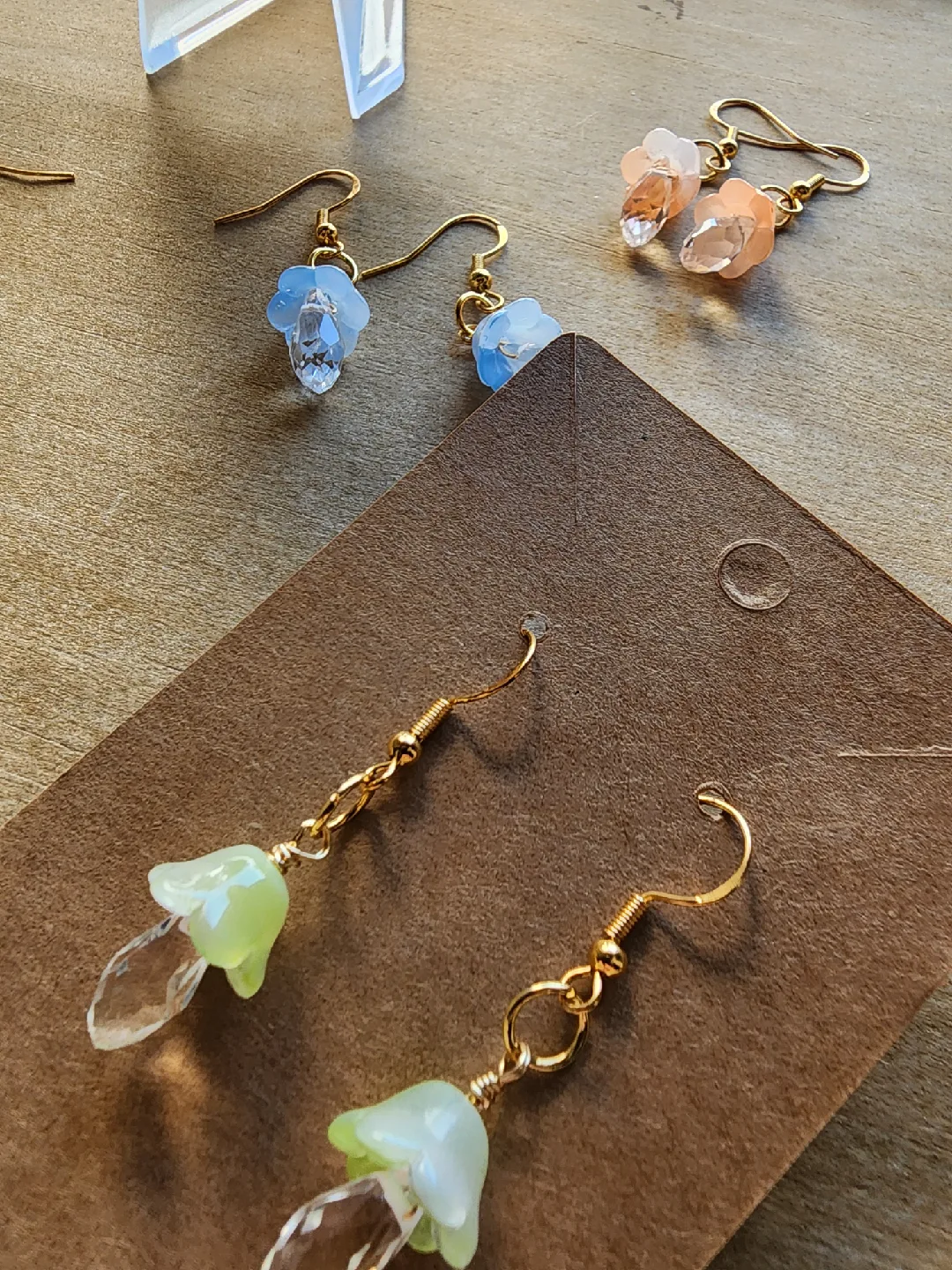 Handmade Mushroom Dangle Earrings image indicator(5)