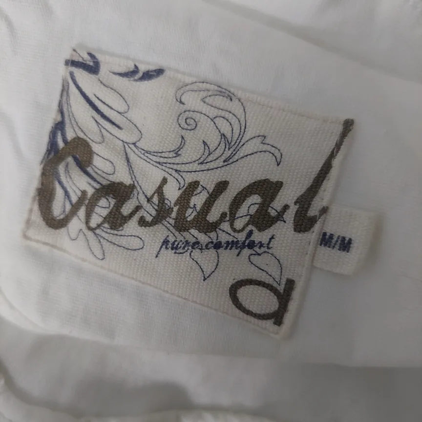 Casual Pure Comfort White Belted Jacket - M/M image indicator(4)