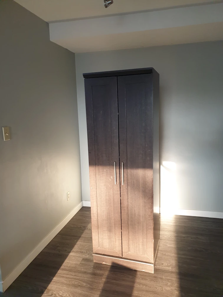 Dark Brown Wardrobe Cabinet - photo 4