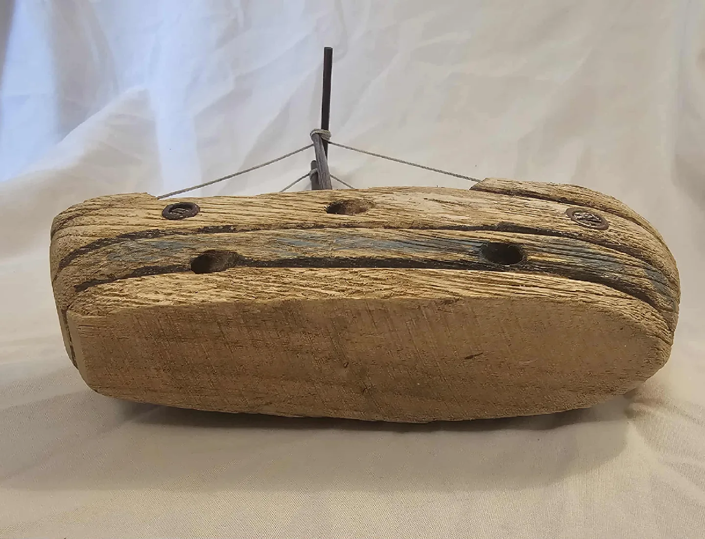 Multi-Coloured Small Wooden Ship image indicator(6)