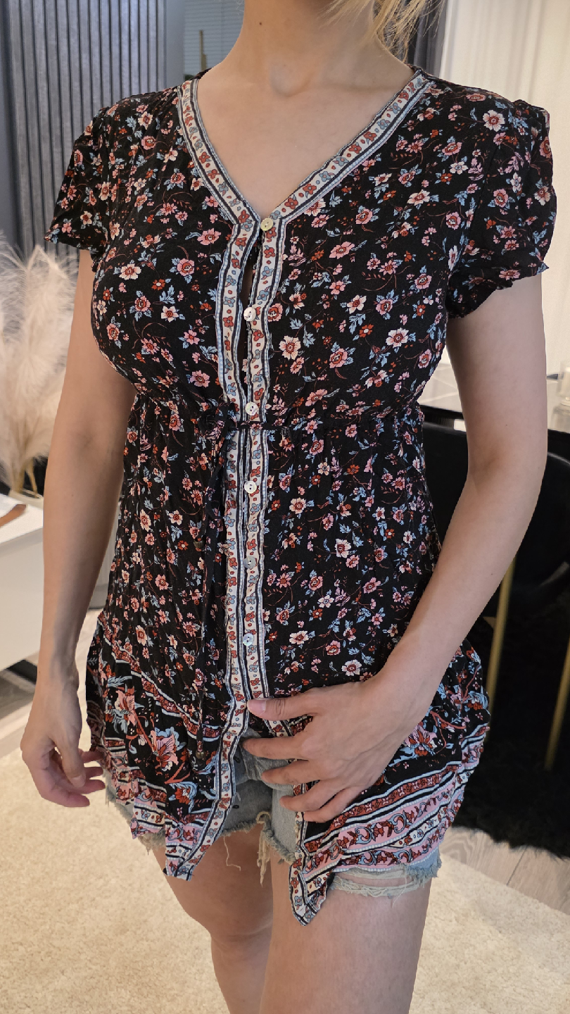 Floral Print Top - Size Small - photo 4