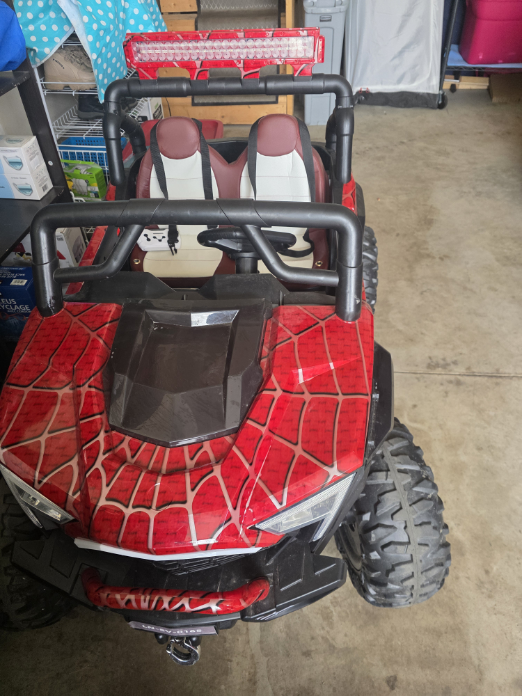 Kids Red Spider-Man Ride-On Car - photo 3