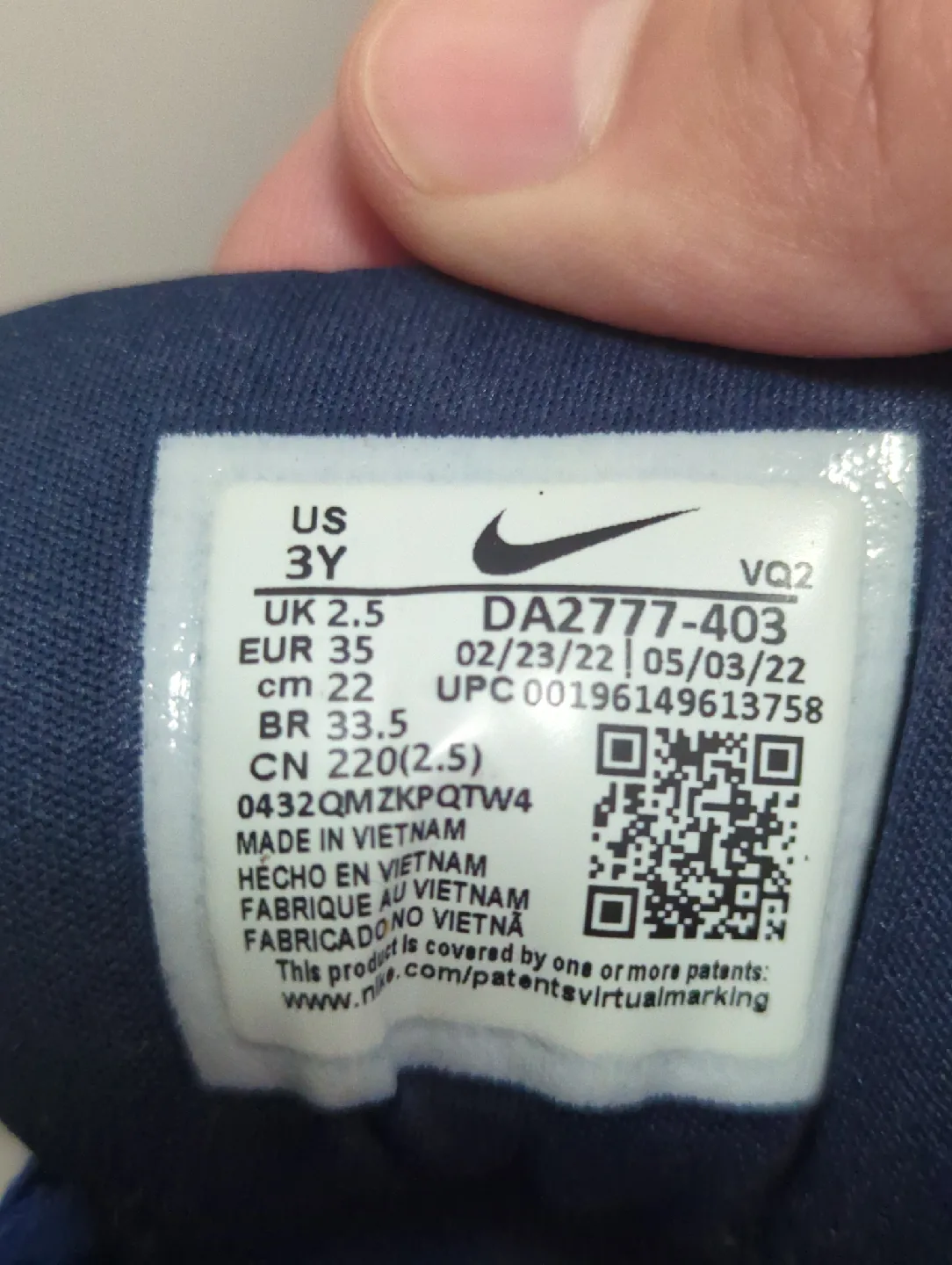 Nike Star Runner 3 Blue Kids Size 3Y image indicator(2)