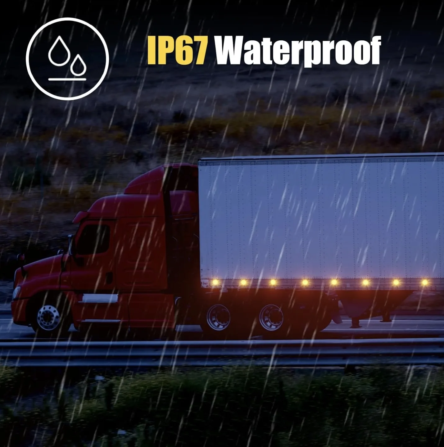 2.5" Round LED Trailer Tail Light image indicator(4)