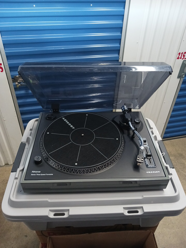 Crosley Advance Stereo Three-Speed Turntable