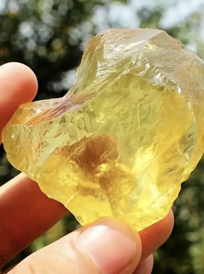 Forceful  But Elegant  Yellow  Citrine  Crystal thumbnail