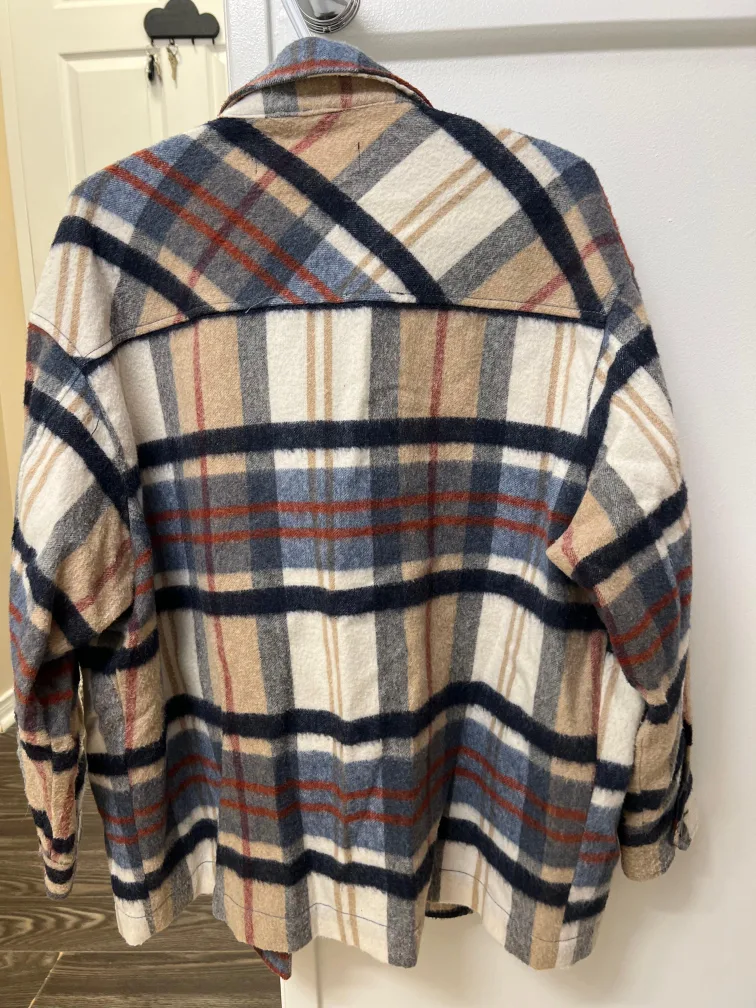 Zara Plaid Overshirt - for Woman image indicator(3)