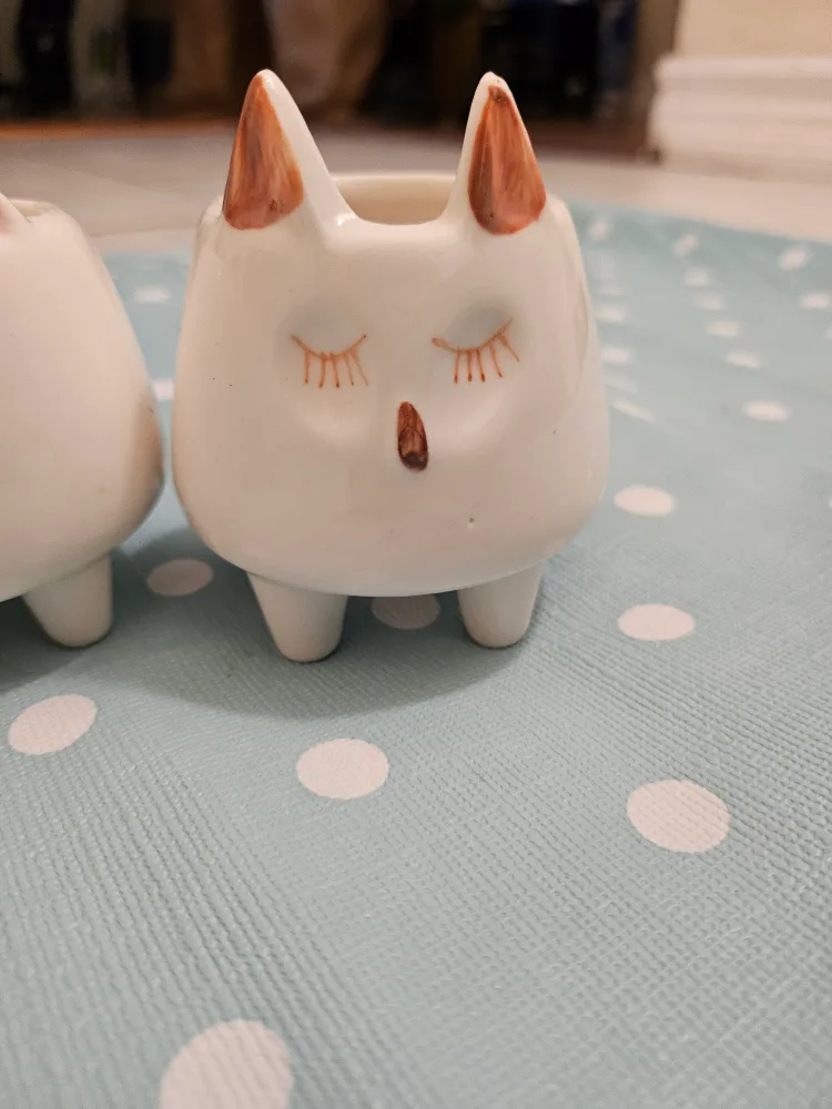 Cute mini animal Ceramic Planters (Set of 5) image indicator(2)