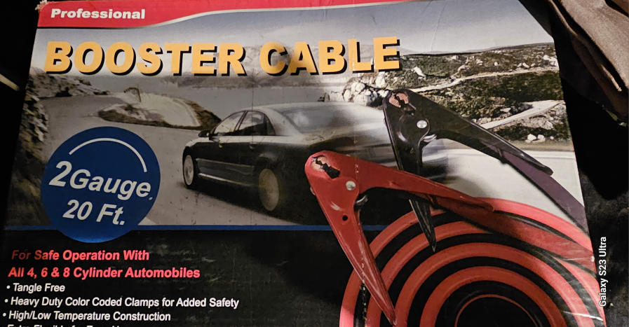 Professional Booster Cable - 2 Gauge, 20 Ft