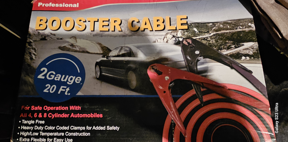 Professional Booster Cable - 2 Gauge, 20 Ft - photo 2