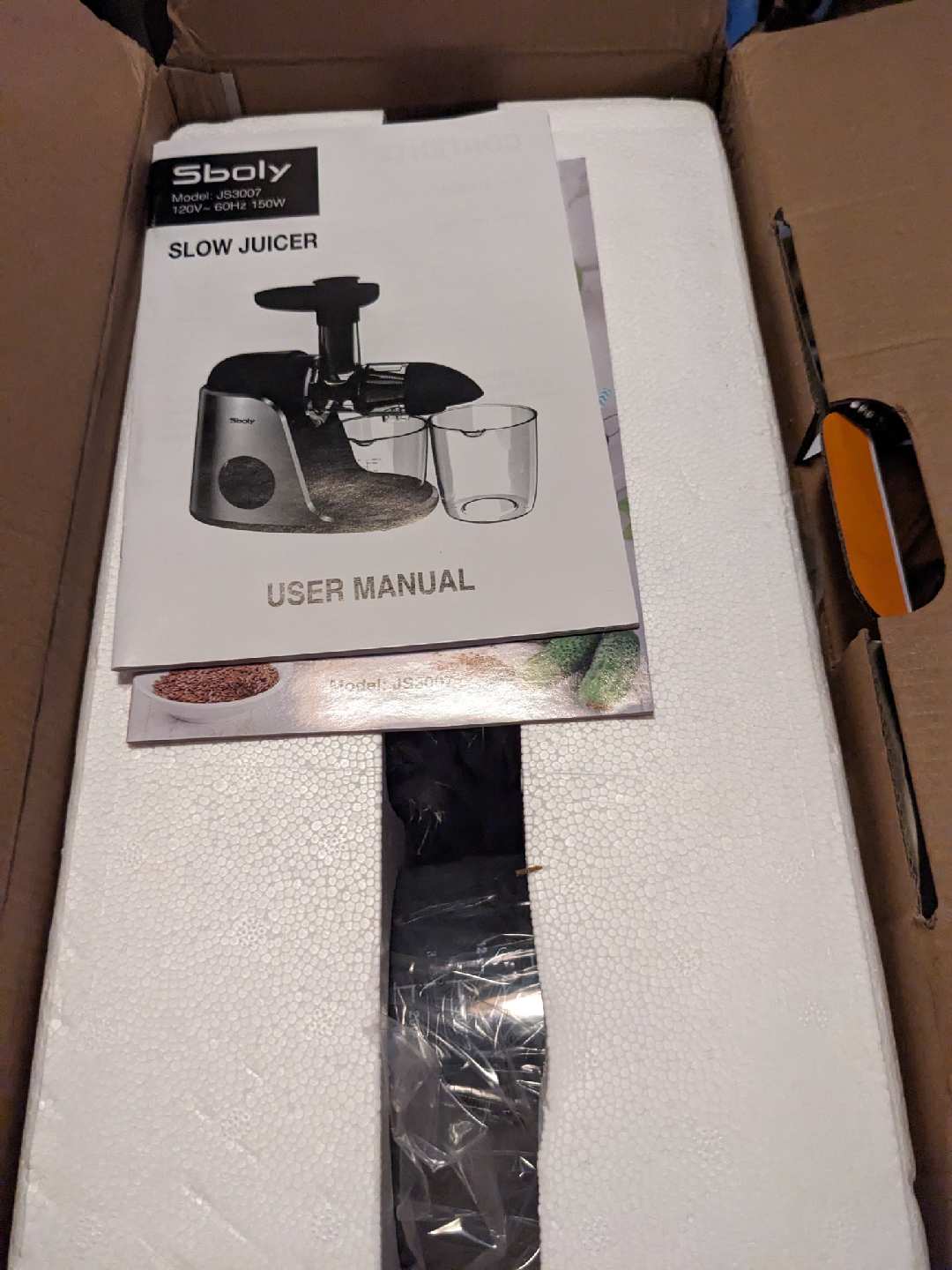 Sboly Slow Juicer JS3007 - Extracts Maximum Nutrition - photo 2