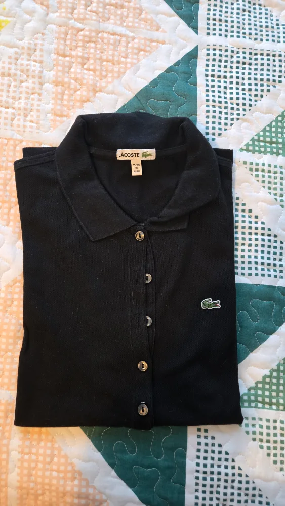 Lacoste Black Polo shirt - Size Medium thumbnail