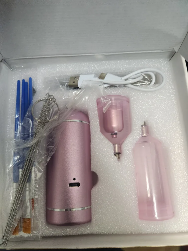 LOISVI Pink Airbrush Kit with Compressor image indicator(5)