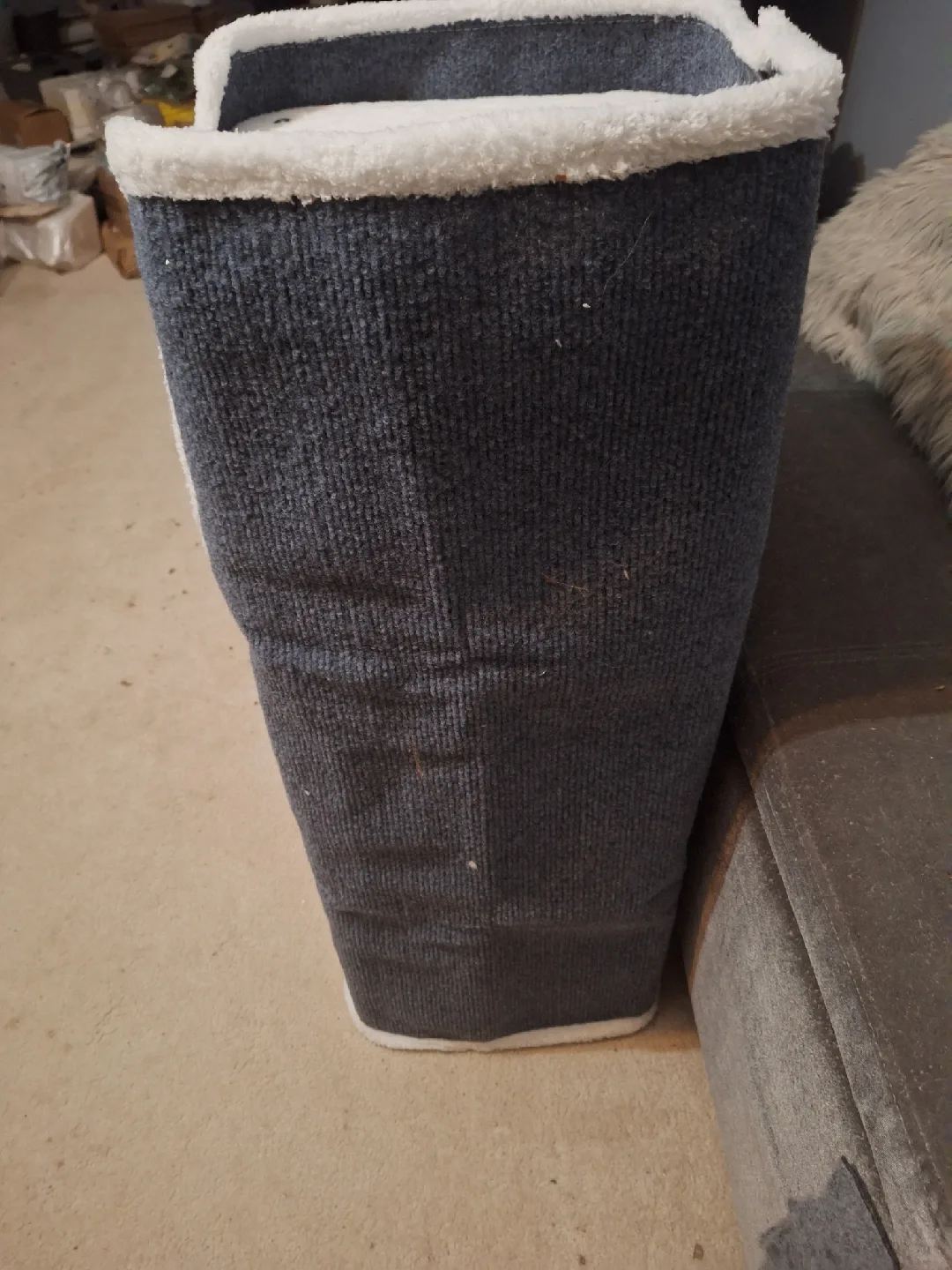 NEW 4-Story Cat Tower with Plush Trim and Hanging Balls image indicator(4)