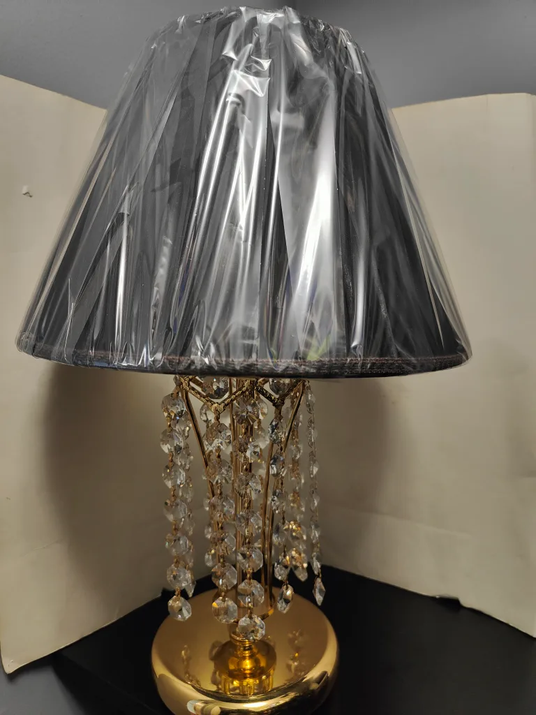 Crystal Beaded Table Lamp image indicator(2)