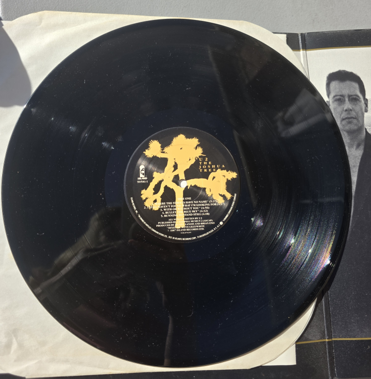 U2 The Joshua Tree Vinyl Record - photo 3