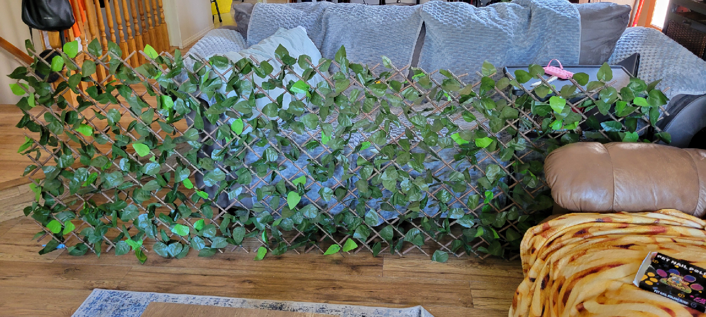 Expandable Faux Ivy Fence - 2 Pack - photo 3