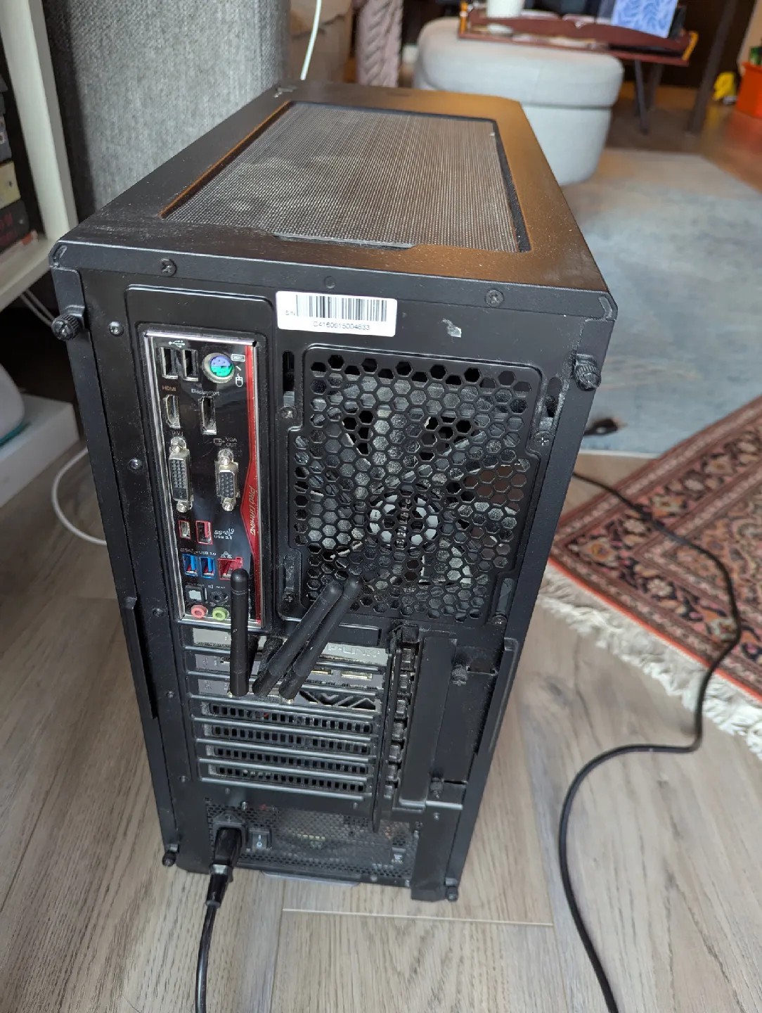 Gaming PC, no hard drive image indicator(2)