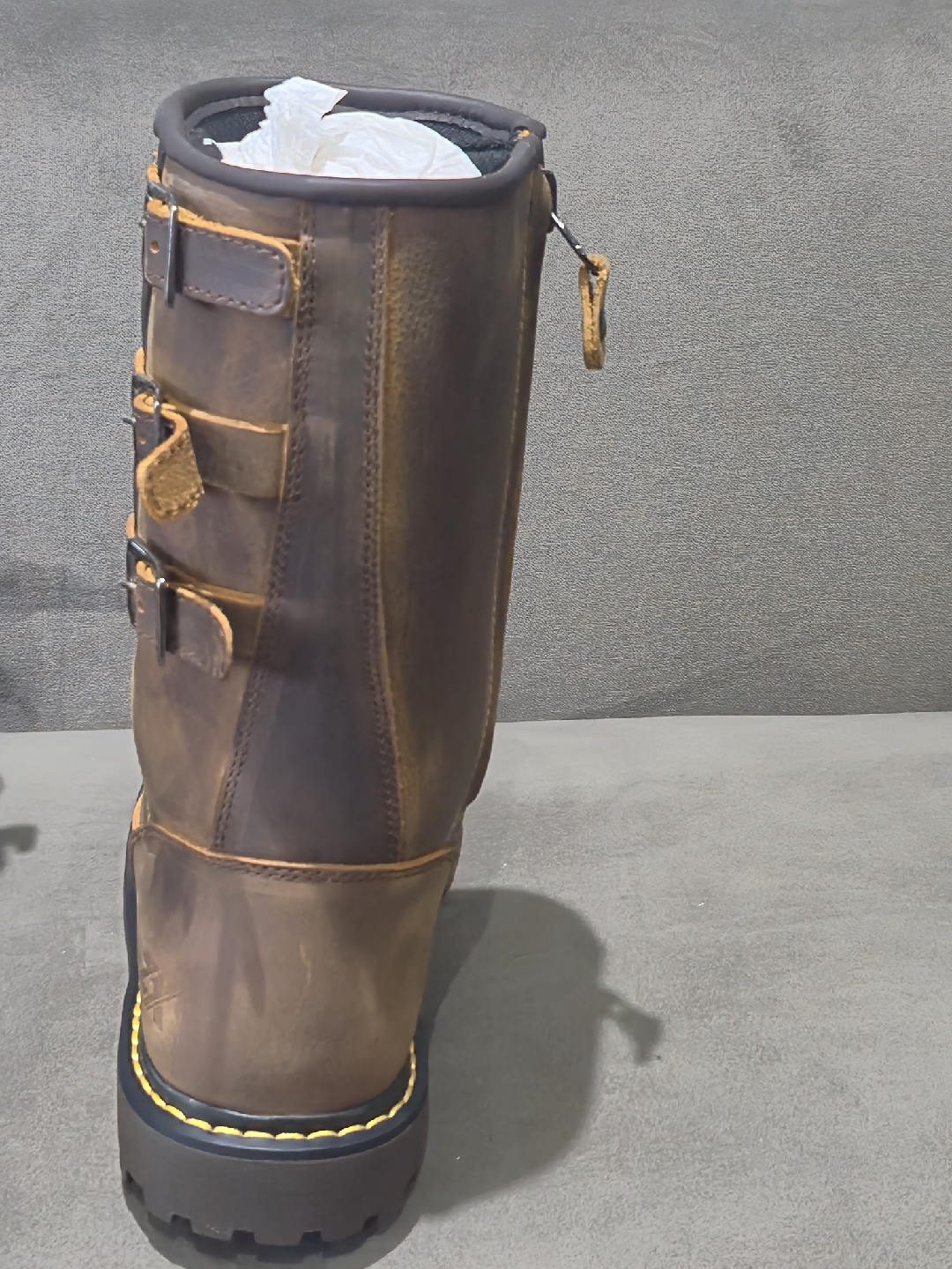 Dr. Martens 1460 Bex Zip Leather Brown Boots - photo 2