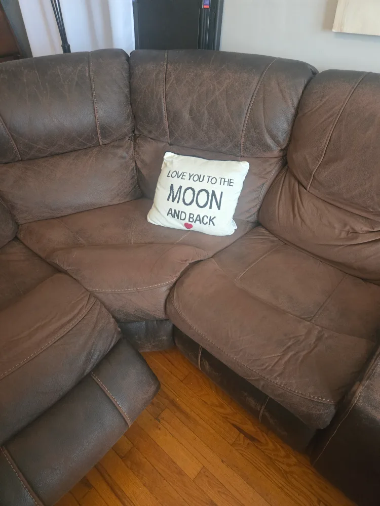 Brown  Reclining Sectional Sofa image indicator(3)