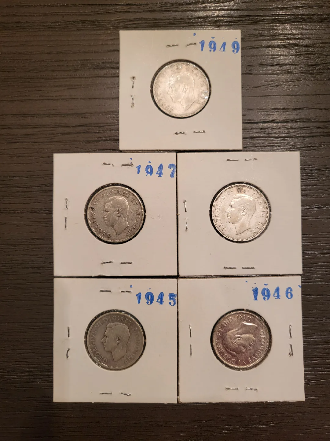 Vintage Canadian Quarters (1945-1949) image indicator(4)