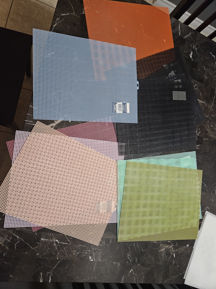 Plastic Canvas Sheets for Crafts